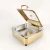 Import kitchenware hydraulic golden cheffing dishes , cheffing dishing buffet , glass lid electric chafing dish from China