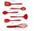 Import kitchenware silicone kitchen utensils 7-piece set,cooking salad spoon set,soup spoon nonstick cookware from China
