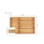 Import Kitchenware Silverware Utensil  5 compartments organizer solid wooden cutlery tray from China