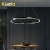 Import KLUMIA CE Modern Style Ring Living Room 20w 26w 33w Acrylic Decorative Lighting LED Pendant Light from China
