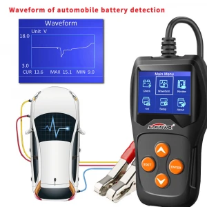 Konnwei 12V Automotive Battery Load Tester Health/Faults Detector Diagnostic Monitor Smart Car Battery Tester Analyzer KW600