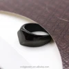 Korean simple fashion Smooth prismatic titanium steel ring 3 color optional new titanium steel rings jewellery