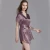 Import Lady Nightgown Sexy Satin Robes Long Sleeve Shirt Dress Button Silk Night Dresses Comfortable Sleep Wear Lounge Wear Women from China