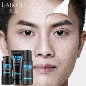 LAIKOU Men Personal Skin Care Products Face Cleaner Toner Cream Rejuvenating Skin Care Set