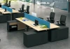 Large size 4 person workstation MDF office partition modern office cubicle