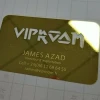 laser cut metal business card, stainless steel bookmark