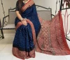 Latest Designer Imported Cotton Saree with Rich Pallu Work for Weddings and Parties Factory Supply Wholesale