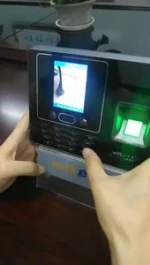 Latest facial recognizing algorithm 500 face & 5000 fingerprint facial recognition machine with camera