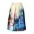 Import Latest Fashion Design High Waisted Girl Ruffle Skirt Sublimation Printed A Line Woman Clothing Broadcloth Fabric Skirt For Lady from China
