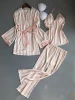 Latest Fashionable Women Pajamas Sets Silk Satin Pajamas Custom Printed Sleepwear
