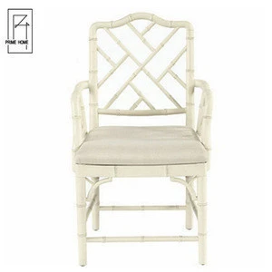 latest style American style bamboo upholstery arm chair