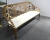 Import LC07  3-seater waiting chair sofa chair gold furniture from China