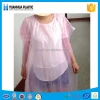 LDPE white glossy disposable kitchen apron on roll