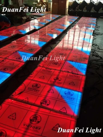 led stage light 100x100x10cm Acrylic led floor light up dance floor for wedding party ktv night club show