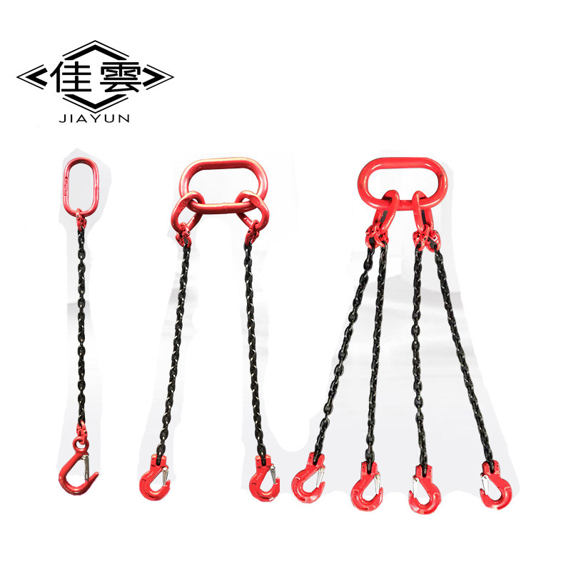 Lifting chain legs with hook chain sling