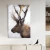 Import Living Room Brown Fir Wood Canvas Animal Hand Painted Modern Decor Oil Painting from China