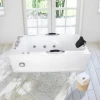 Low MOQ  whirlpool massage bathtub with four legs 2 person Japanese sex soaking jet Ofuro acrylic bath tubs for sale
