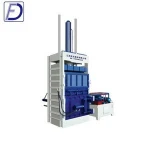 low price plastic PET bottle cardboard recycling used clothing baler packaging machine