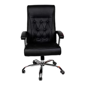 Luxury Office Chair Big Tall Mesh Fixed Base Pu Caster Wheel White Shearling Comfort Manager Vintage Leather Guangdong Black