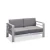 Import Luxury outside metal  aluminum modern furniture garden  patio sofa set from China