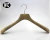 Import LY041 brown mens suit hanger velvet cross bar wooden hanger customized from China