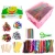 MACTING 1212Pcs Toddlers Toys Customized Kids DIY Arts And Crafts Set Include Pipe Cleaners Felt Sheet Pompoms Crystal Diamond