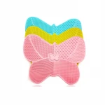 Makeup Brush Cleaning Mat Silicone brush cleaning mat butterfly shape makeup brush cleaning pad