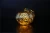 Import Man made antiqued mercury pumpkin glass crafts / glass LED lantern from China