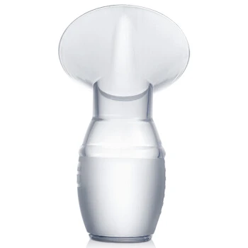 Manual silicone breast milk saver shells big storage pump collector