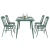 Import Manufactory Garden Furniture Outdoor Antique Dining Restaurant Table Chairs Powder Coating Cafe Tables And Chairs from China