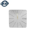 Manufacturer promotional hot sale home decorative concrete cement stone square shape clock craft  for wall