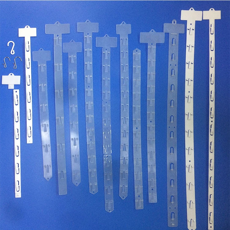 Manufacturer Supplier 6 hooks plastic clip strip