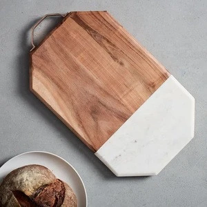 Marble Wood Vegetable Cutting Board