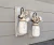 Mason Jar Hanging Wood Sconce Rustic Gift Wall Decor Farmhouse Style Set of 2 Painted