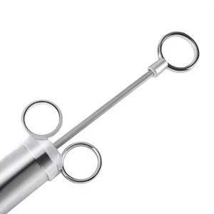 Meat Injectors Meat & Poultry Tools Type and Metal,stainless steel Material 2oz stainless steel meat injector