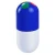 Import Medical promotional gift multi-color plastic capsule base twist non-toxic 3 colors fluorescent pen pill shaped highlighters from China
