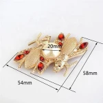 MeeTee KY440 Retro Pearl Bag Decorative Handbag Strap Belt Metal Buckle Connector Bag Lock Hardware DIY Accessories
