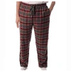 Men Bottoms Flannel Sleep Lounge Plaid Pajama Pants