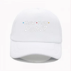 Mens Women Kids Caps hat baseball How You Doin white beret supplier 2021 adults china original high quality custum pure cotton s