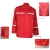 Import Mens Workwear FRC Reflective Safety Shirts Red Long Sleeve from China
