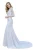 Import Mermaid Satin Wedding Dresses Lace Appliqued Beaded Long Sleeve Bridal Gowns Garden Beach Wedding Dress Plus Size from China
