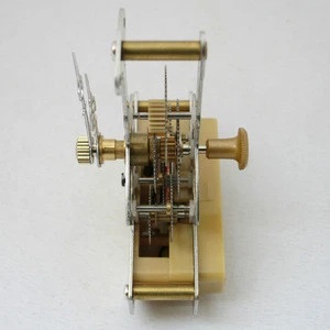 Metal gold silver skeleton clock insert mechanical skeleton clock insert