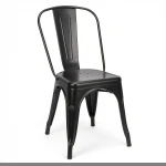 Metal Outdoor Dining Chairs Mid-Century Dining Rooms Kitchen Stackable Chair Bistro Cafe Side 4 Space Saving Dining Chairs