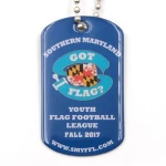 Metal printing logo custom sublimated military dog tag for sale