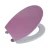 Import Metallic pink glitter coloured one push button urea toilet seat from China