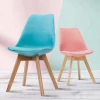 milano nordic furniture modern restaurant chair sillas wood leg tulip dining chair
