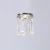 Import Mini crystal ceiling lights spuare crystal pendant lamp GU10/MR16 recessed spot light from China