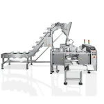 mini doypack pouch machine preserved fruit meat vegetable gummies packing machine with bowl conveyor cup