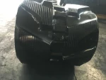 mini excavator agricultural rubber track chassis undercarriage loader with sprocket system tractor rubber 500x90x50