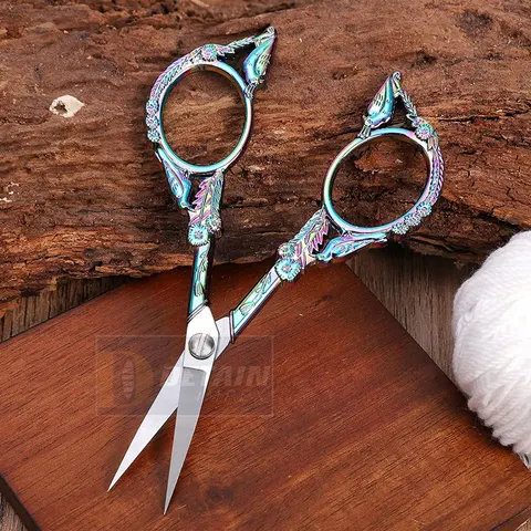 Buy Mini Portable Eyebrow Shear Peeling Embroidery Scissors Home Multi ...